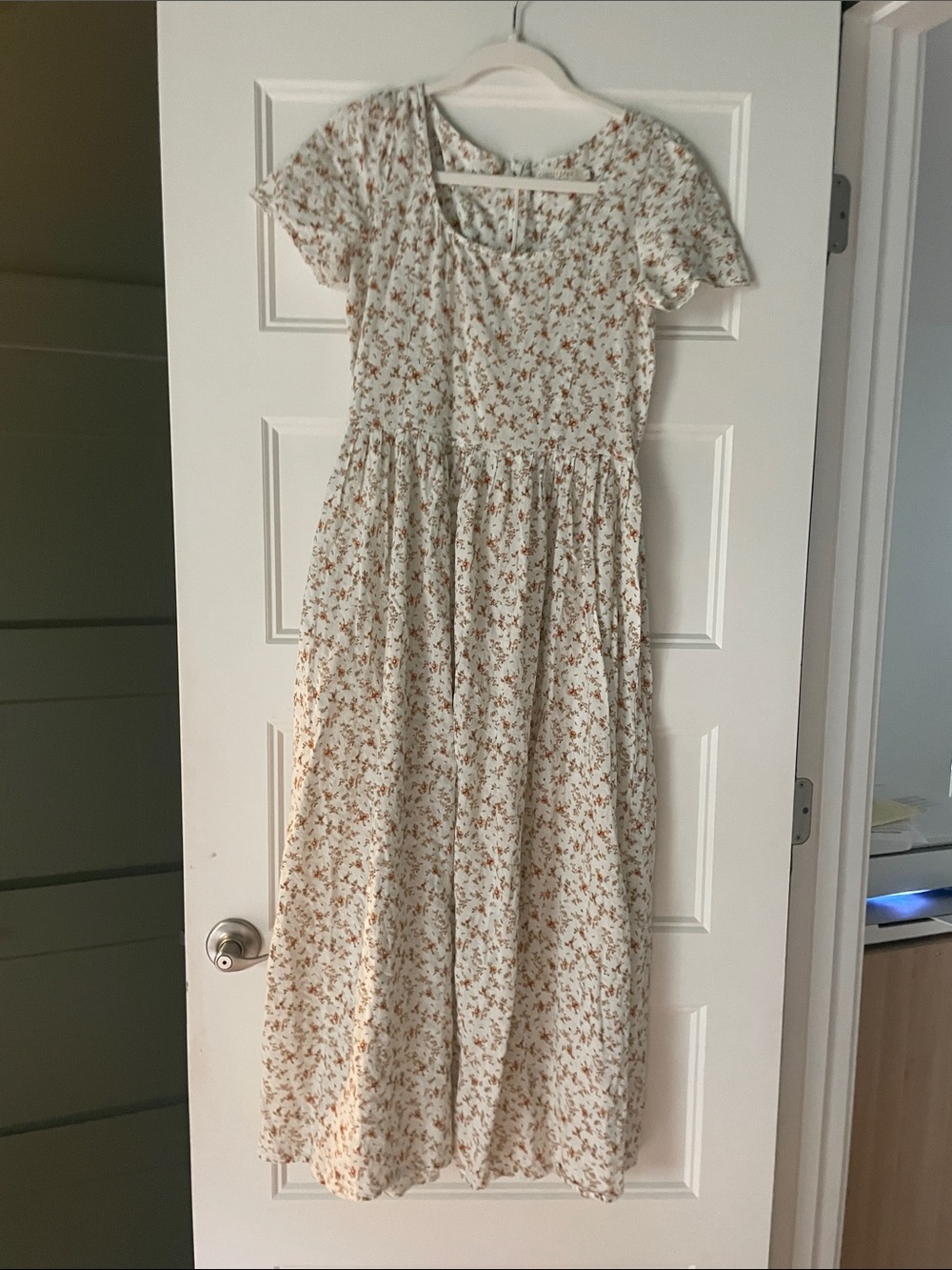 Christy Dawn Scarlett Cream Floral Midi Dress